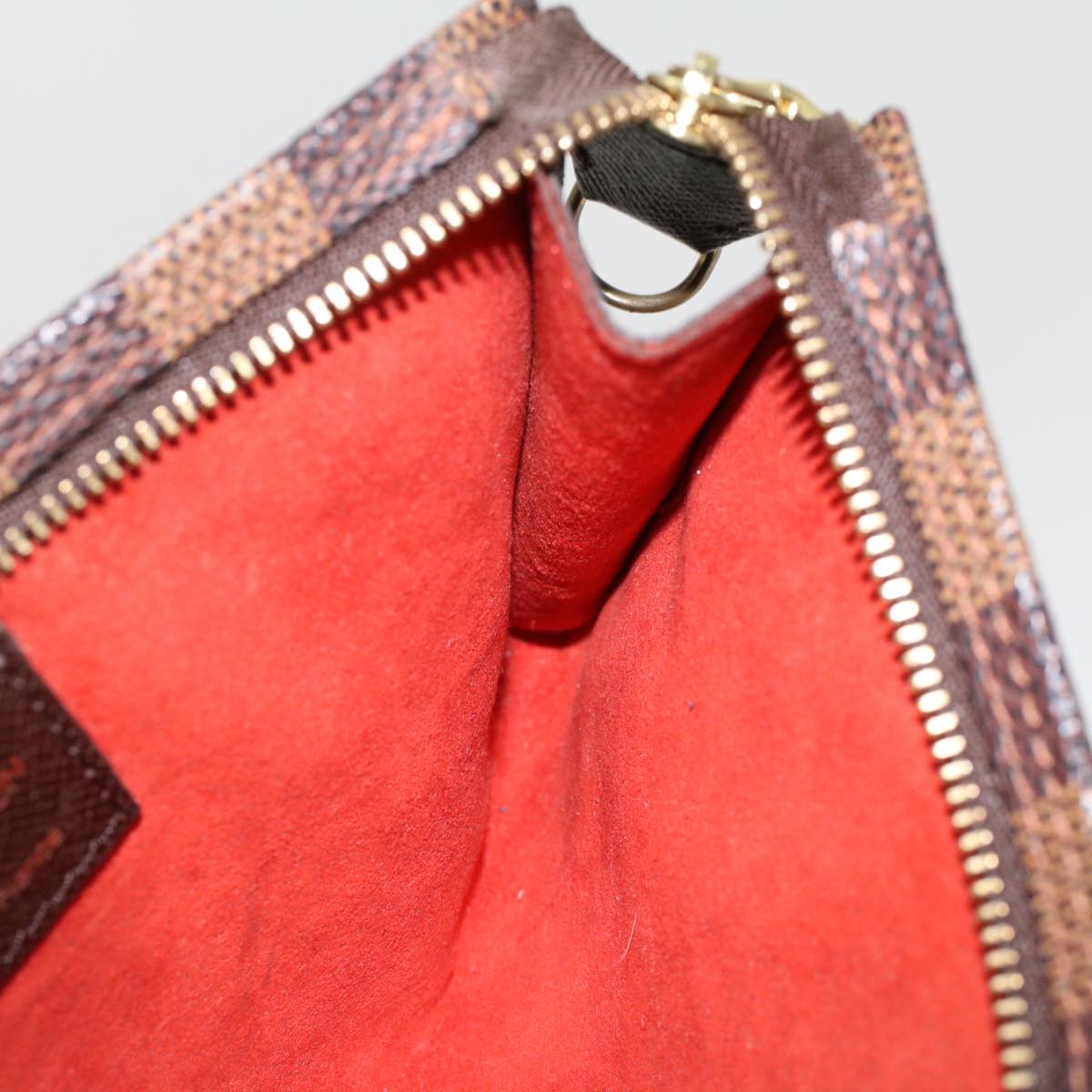 LOUIS VUITTON Damier Ebene Marais Pouch LV 46422