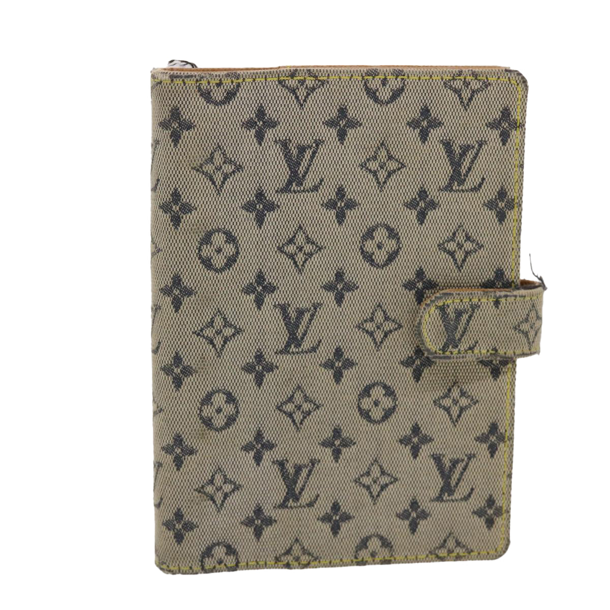 LOUIS VUITTON Monogram Mini Agenda PM Day Planner Cover Blue R20910 46430