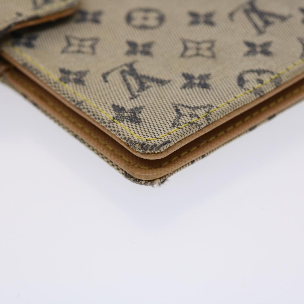 LOUIS VUITTON Monogram Mini Agenda PM Day Planner Cover Blue R20910 46430