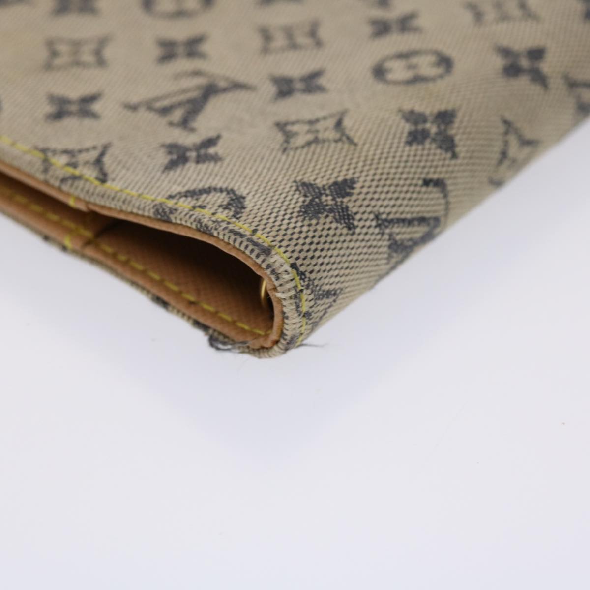 LOUIS VUITTON Monogram Mini Agenda PM Day Planner Cover Blue R20910 46430