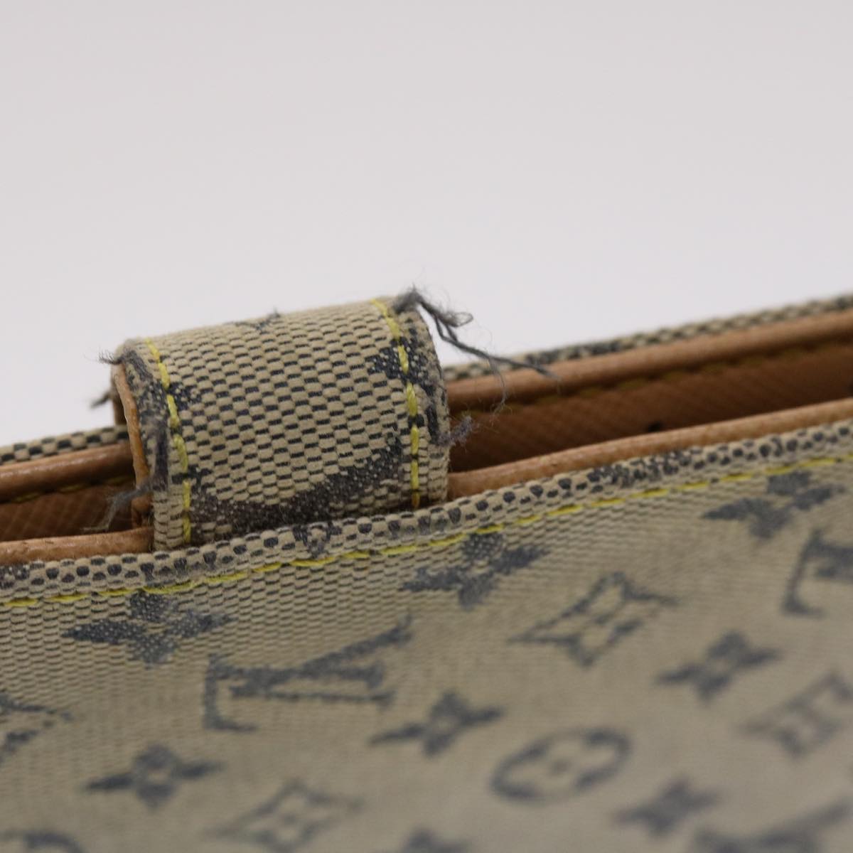 LOUIS VUITTON Monogram Mini Agenda PM Day Planner Cover Blue R20910 46430