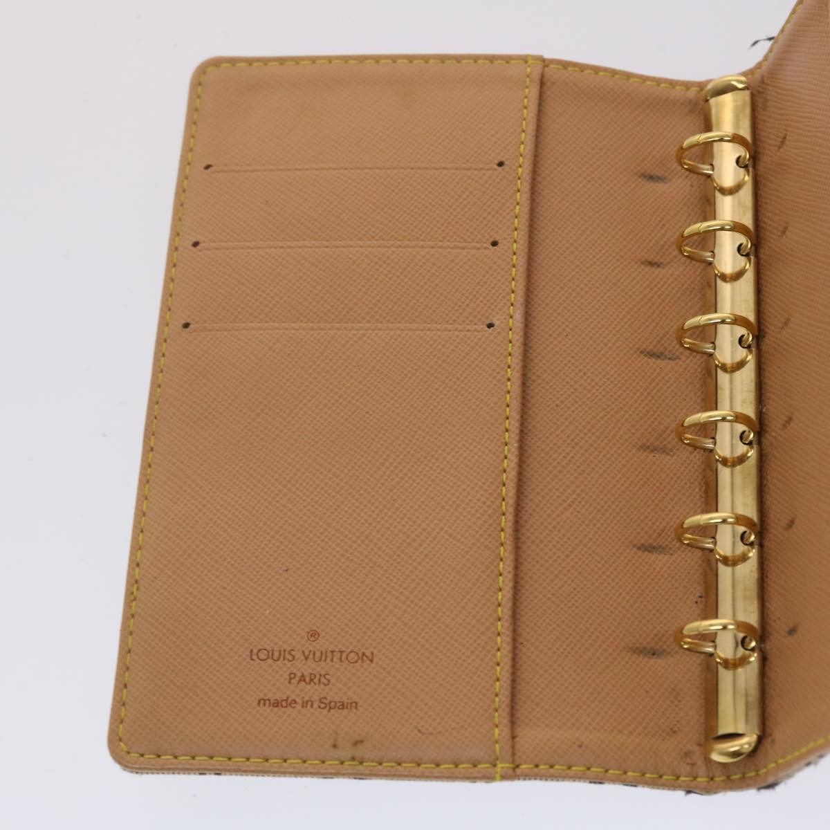 LOUIS VUITTON Monogram Mini Agenda PM Day Planner Cover Blue R20910 46430