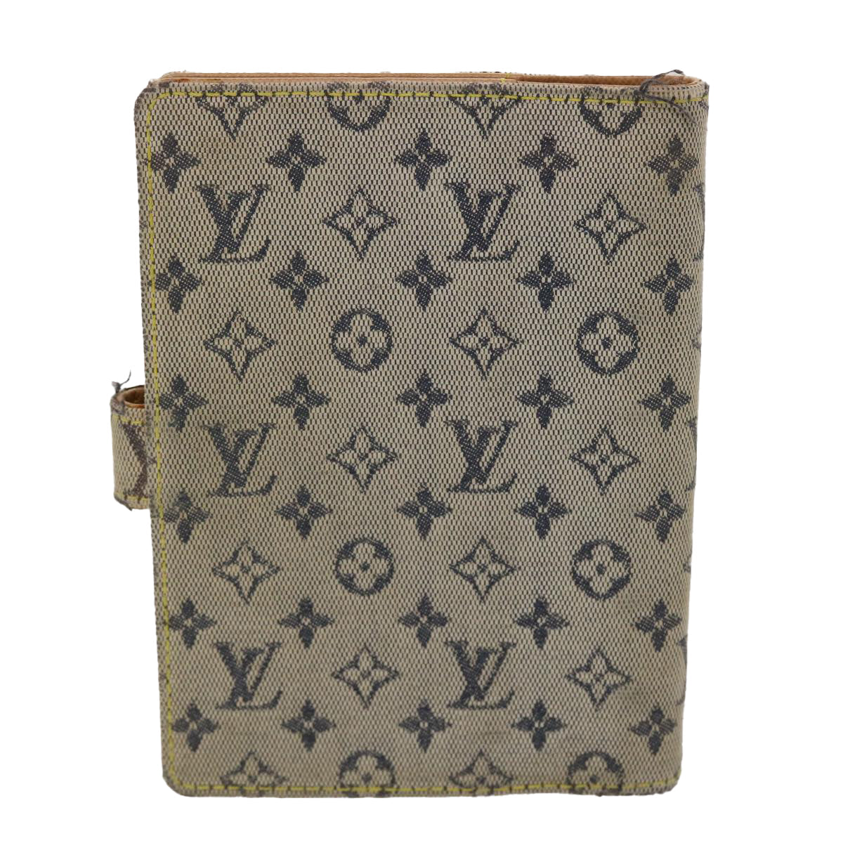LOUIS VUITTON Monogram Mini Agenda PM Day Planner Cover Blue R20910 46430