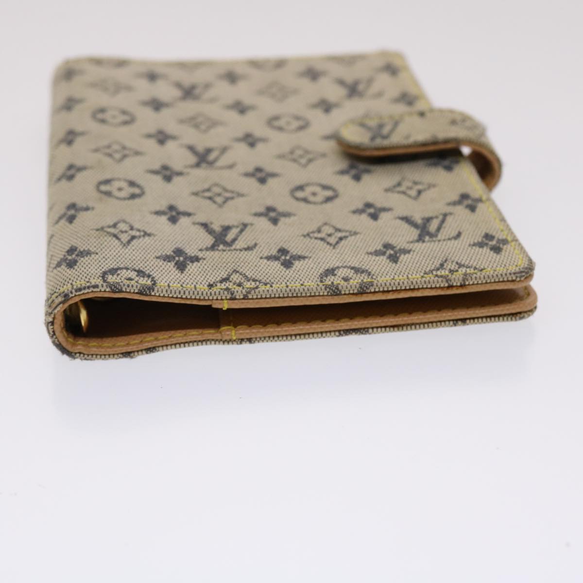 LOUIS VUITTON Monogram Mini Agenda PM Day Planner Cover Blue R20910 46430