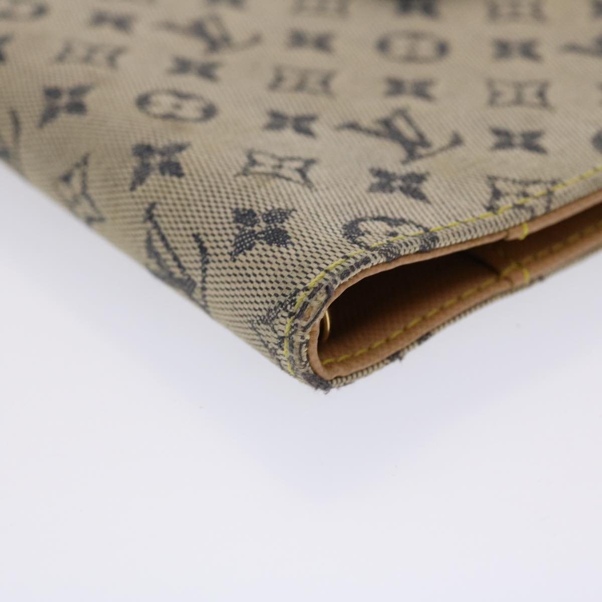 LOUIS VUITTON Monogram Mini Agenda PM Day Planner Cover Blue R20910 46430