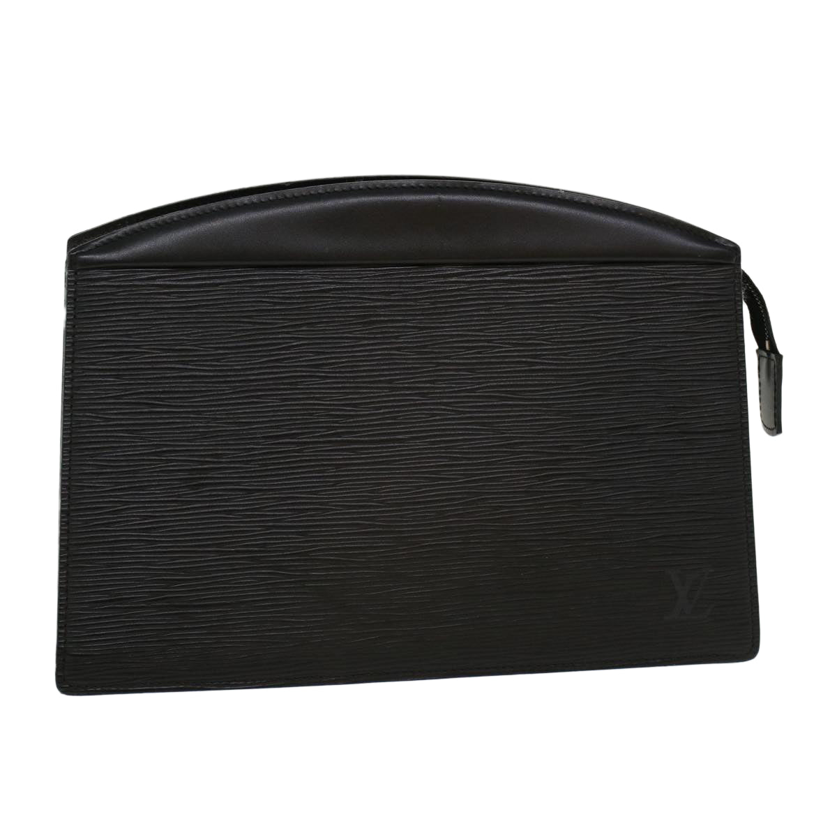 LOUIS VUITTON Epi Trousse Crete Clutch Bag Black M48402 LV 46434