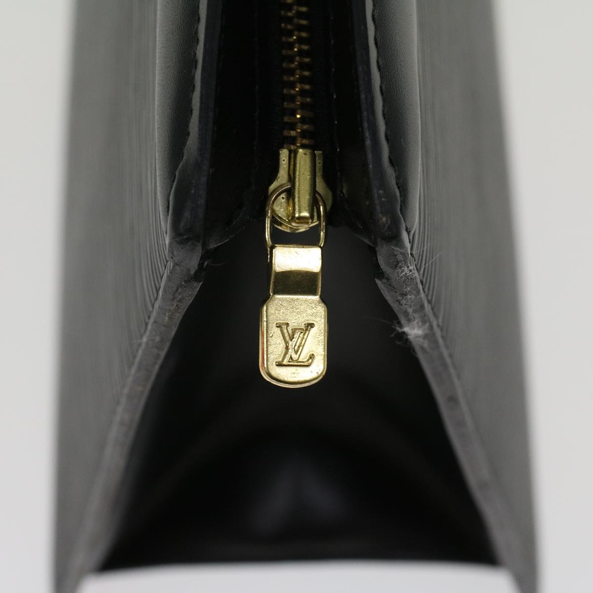 LOUIS VUITTON Epi Trousse Crete Clutch Bag Black M48402 LV 46434