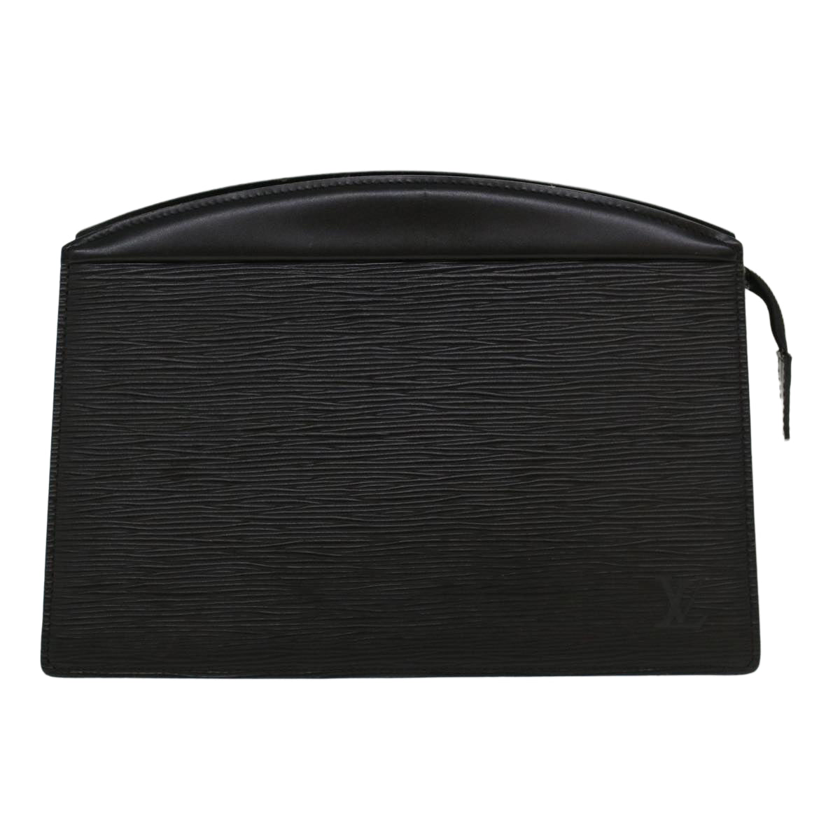 LOUIS VUITTON Epi Trousse Crete Clutch Bag Black M48402 LV 46434