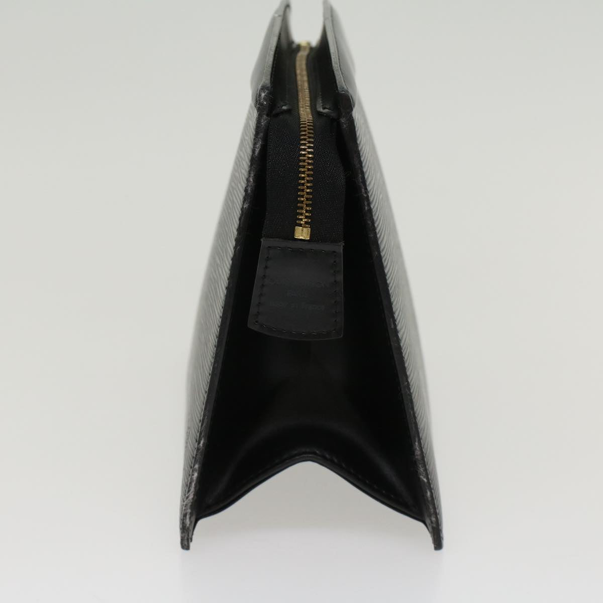 LOUIS VUITTON Epi Trousse Crete Clutch Bag Black M48402 LV 46434
