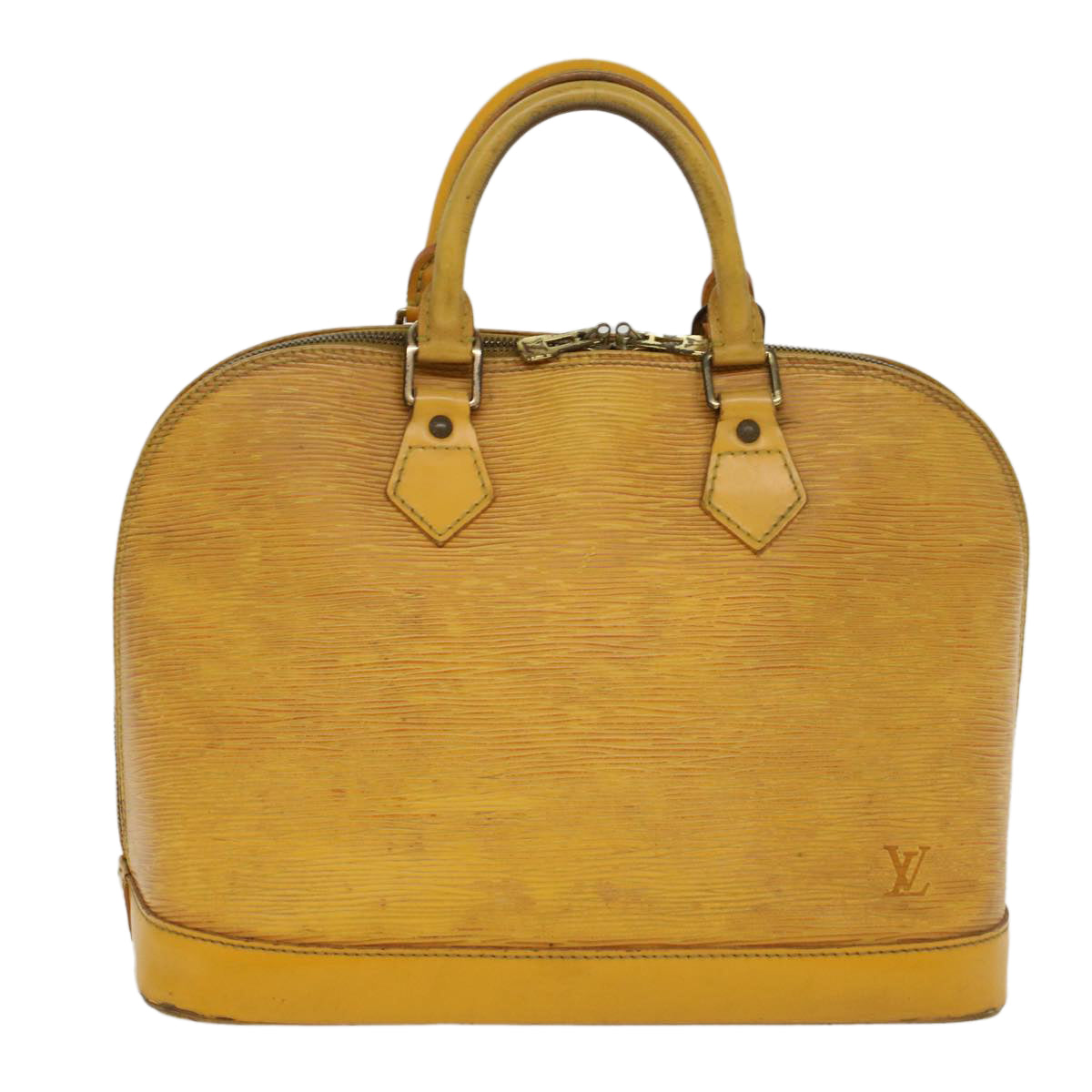 LOUIS VUITTON Epi Alma Hand Bag Tassili Yellow M52149 LV 46438