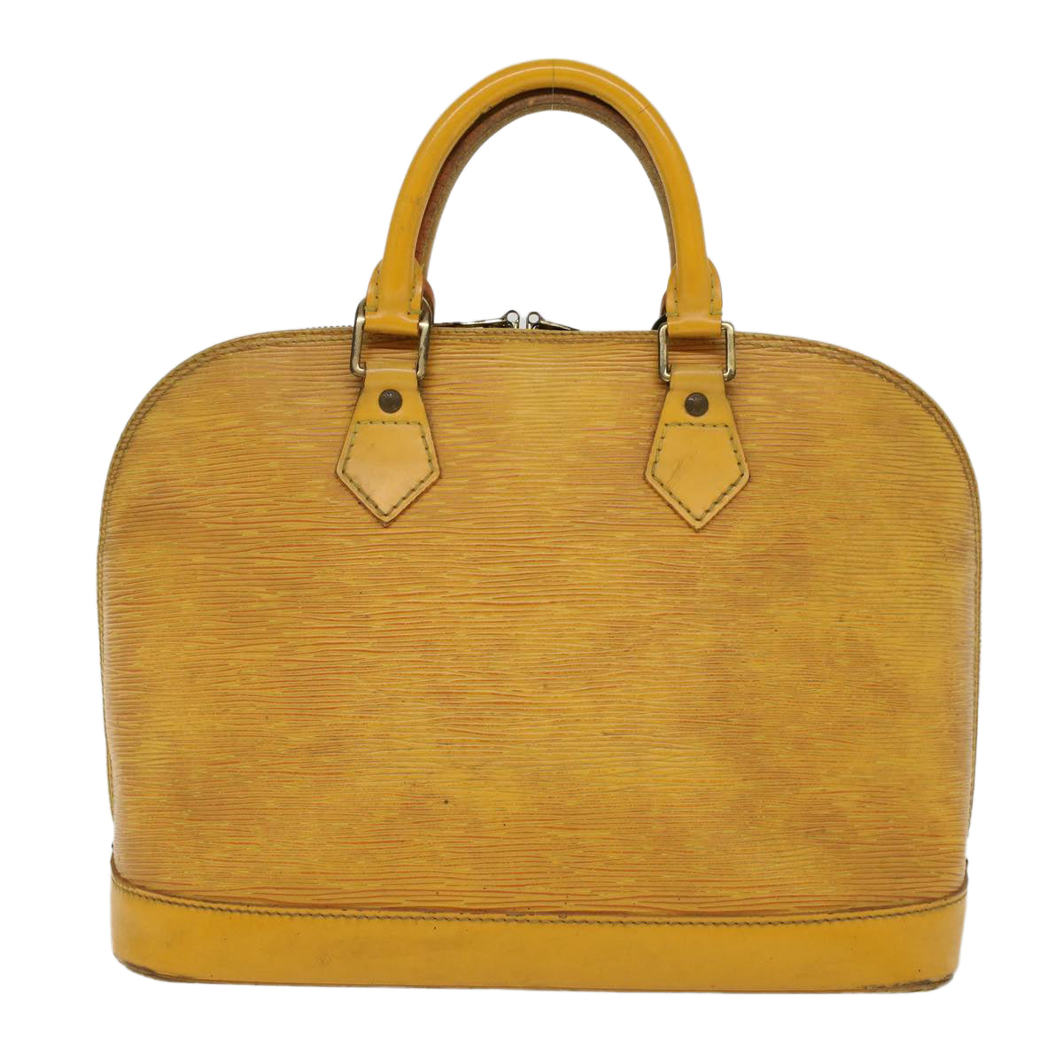LOUIS VUITTON Epi Alma Hand Bag Tassili Yellow M52149 LV 46438