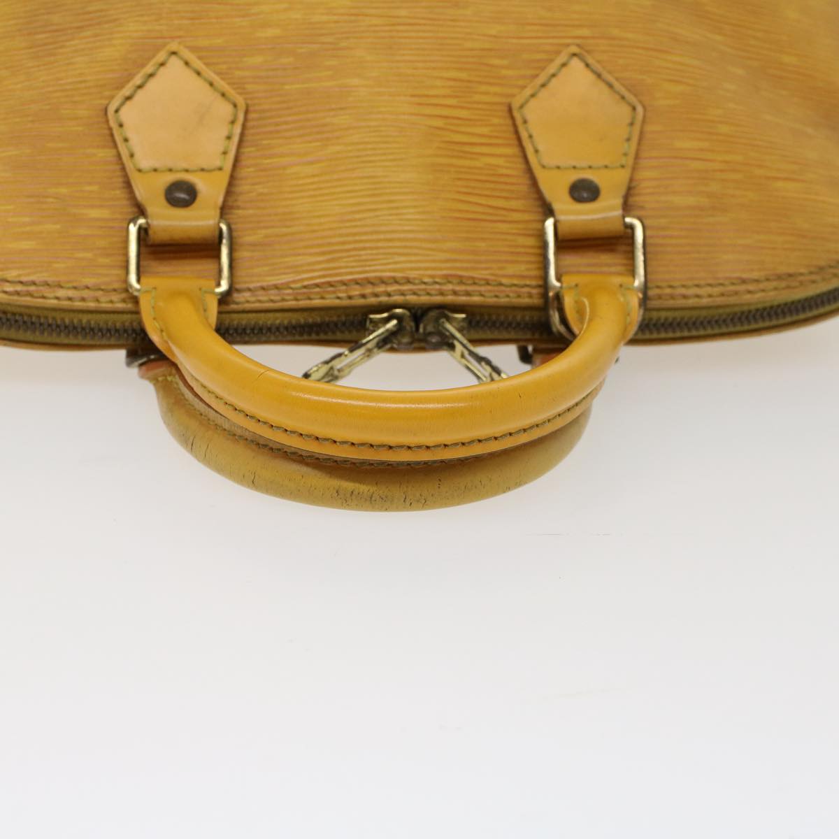 LOUIS VUITTON Epi Alma Hand Bag Tassili Yellow M52149 LV 46438