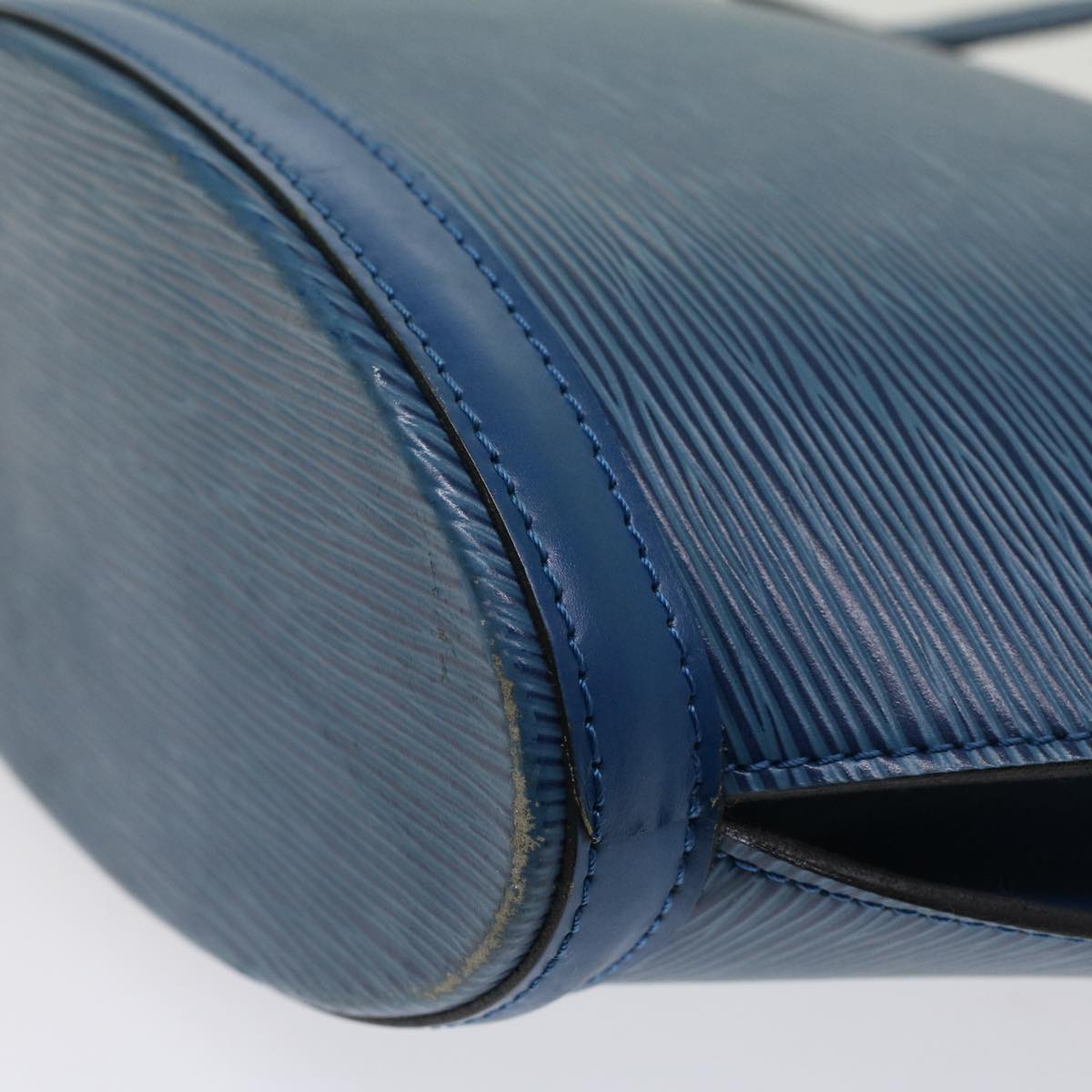 LOUIS VUITTON Epi Saint Jacques Hand Bag Blue M52265 LV 46445