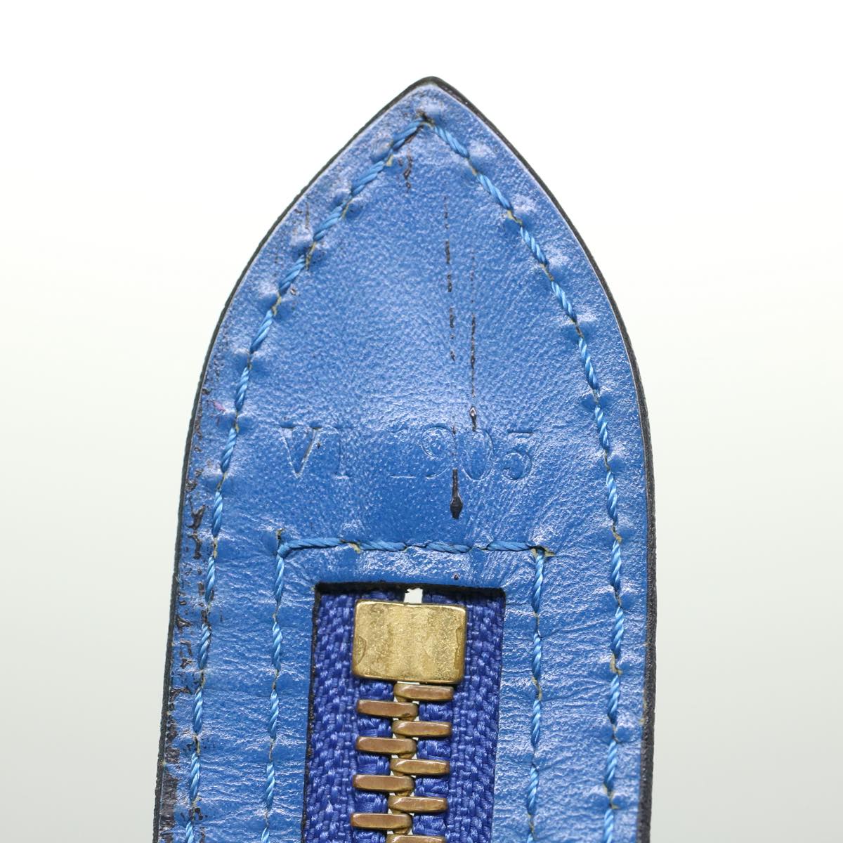 LOUIS VUITTON Epi Saint Jacques Hand Bag Blue M52265 LV 46445