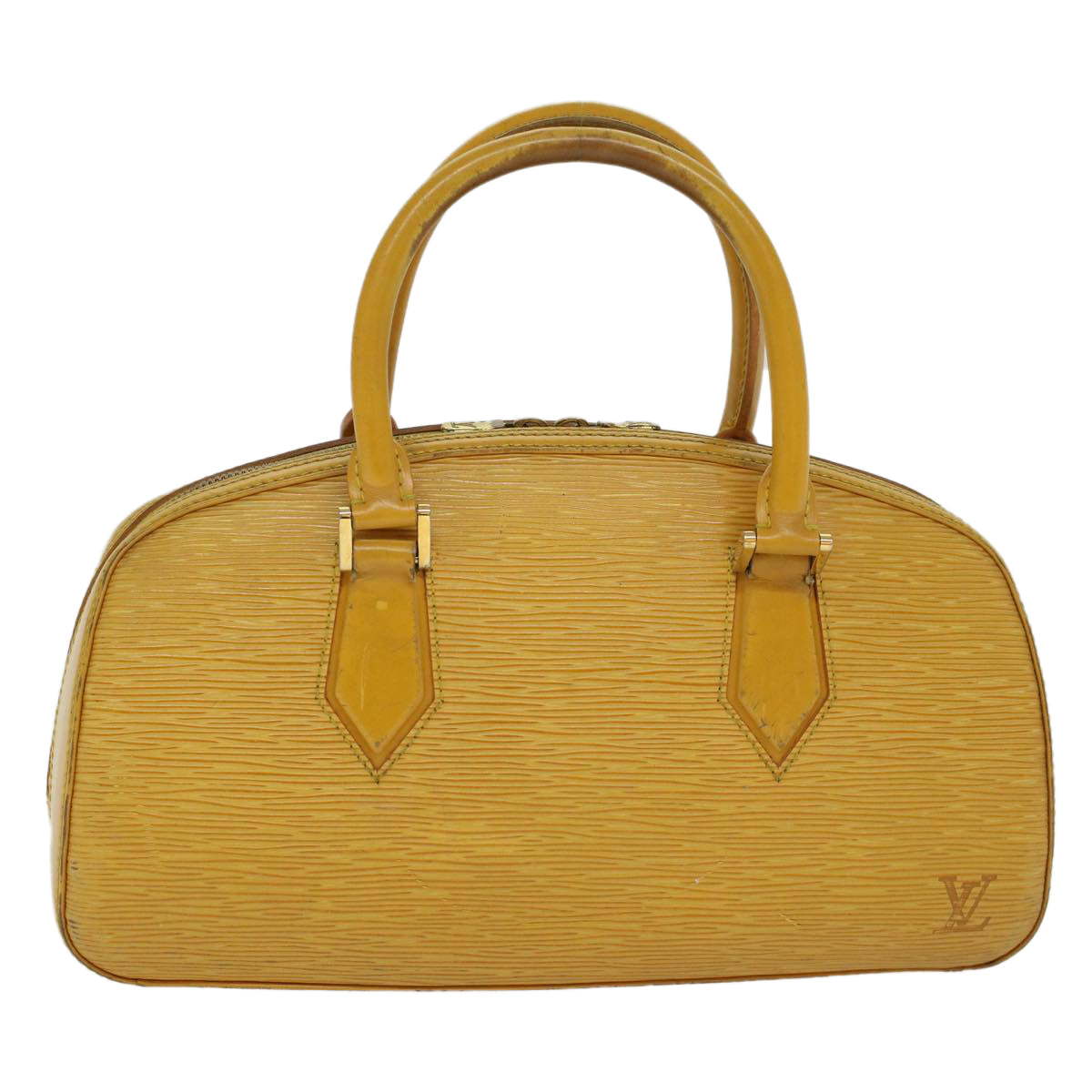 LOUIS VUITTON Epi jasmine Hand Bag Tassili Yellow M52089 LV 46447