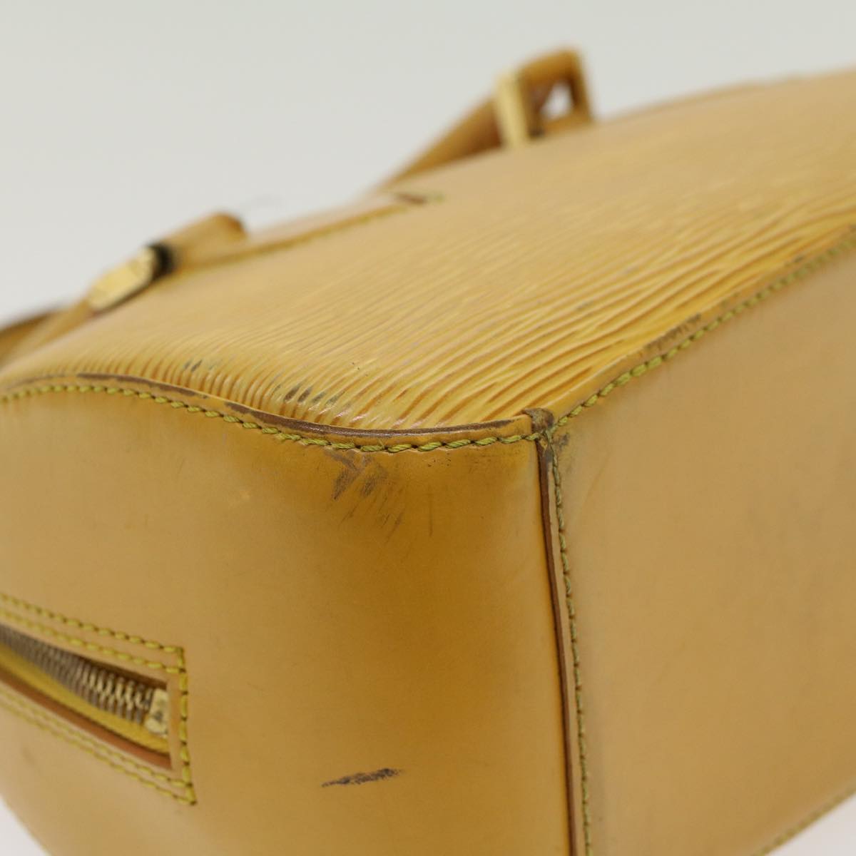 LOUIS VUITTON Epi jasmine Hand Bag Tassili Yellow M52089 LV 46447