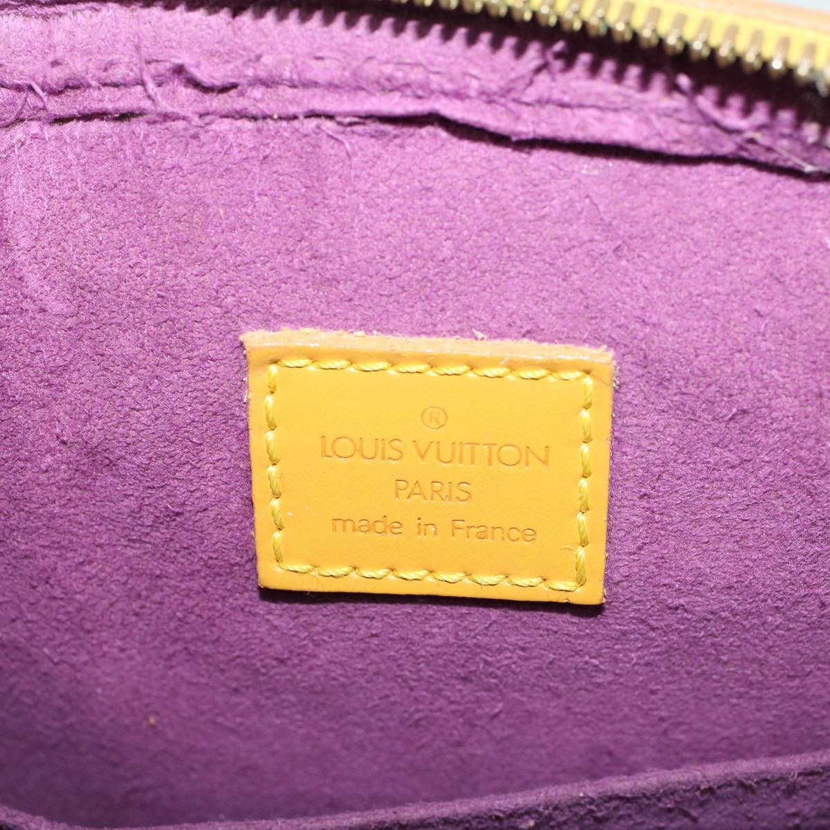 LOUIS VUITTON Epi jasmine Hand Bag Tassili Yellow M52089 LV 46447