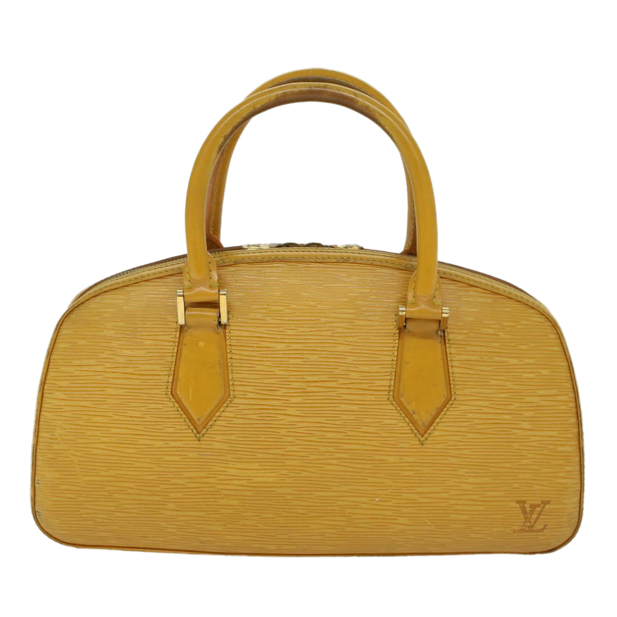 LOUIS VUITTON Epi jasmine Hand Bag Tassili Yellow M52089 LV 46447
