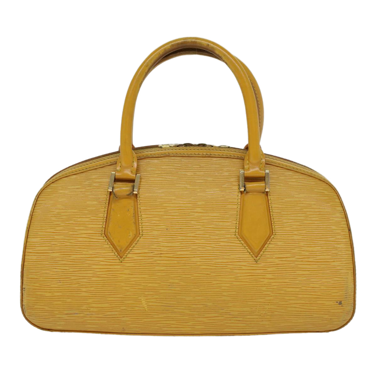 LOUIS VUITTON Epi jasmine Hand Bag Tassili Yellow M52089 LV 46447