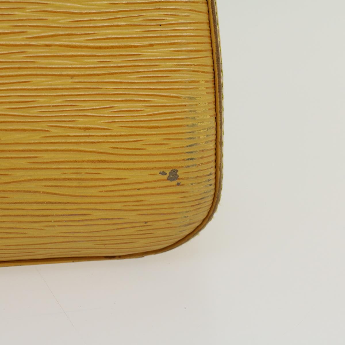 LOUIS VUITTON Epi jasmine Hand Bag Tassili Yellow M52089 LV 46447