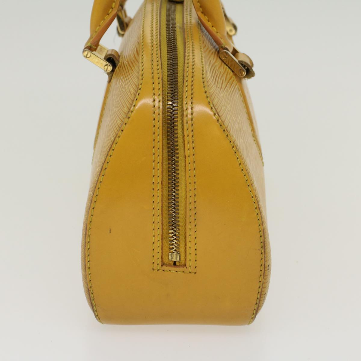 LOUIS VUITTON Epi jasmine Hand Bag Tassili Yellow M52089 LV 46447
