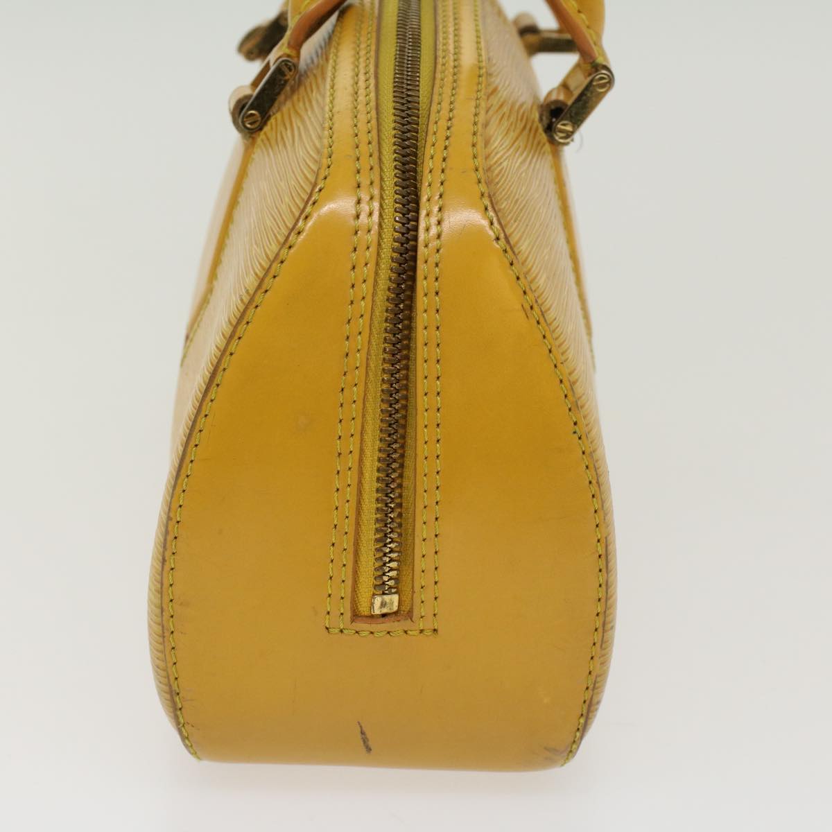 LOUIS VUITTON Epi jasmine Hand Bag Tassili Yellow M52089 LV 46447