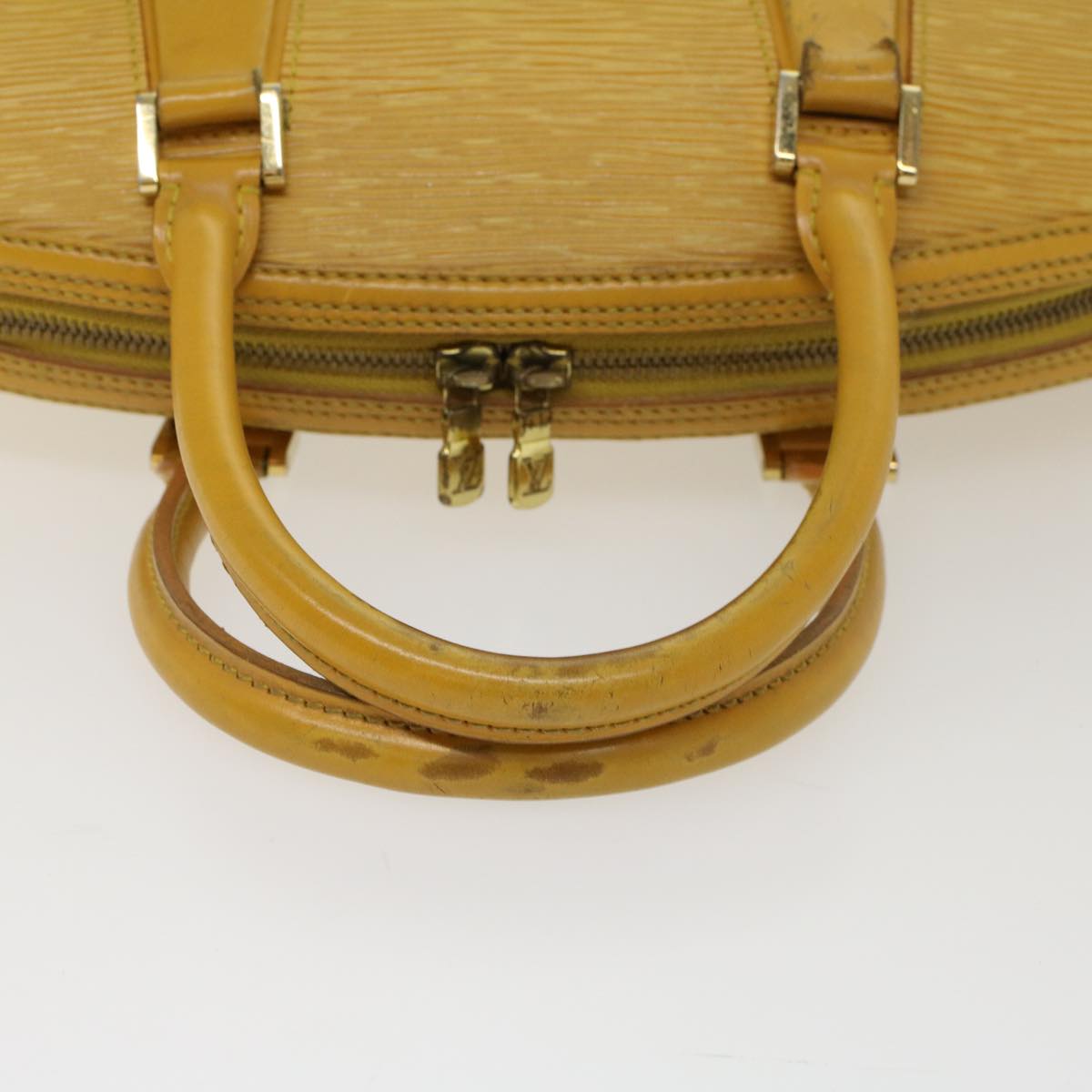 LOUIS VUITTON Epi jasmine Hand Bag Tassili Yellow M52089 LV 46447