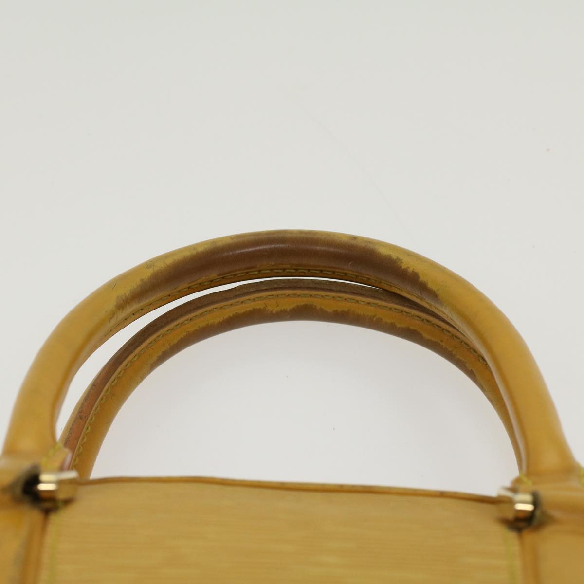 LOUIS VUITTON Epi jasmine Hand Bag Tassili Yellow M52089 LV 46447