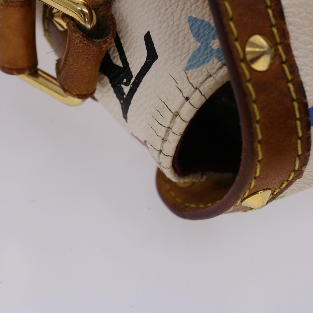 LOUIS VUITTON Monogram Multicolor Sologne Shoulder Bag White M92661 46448