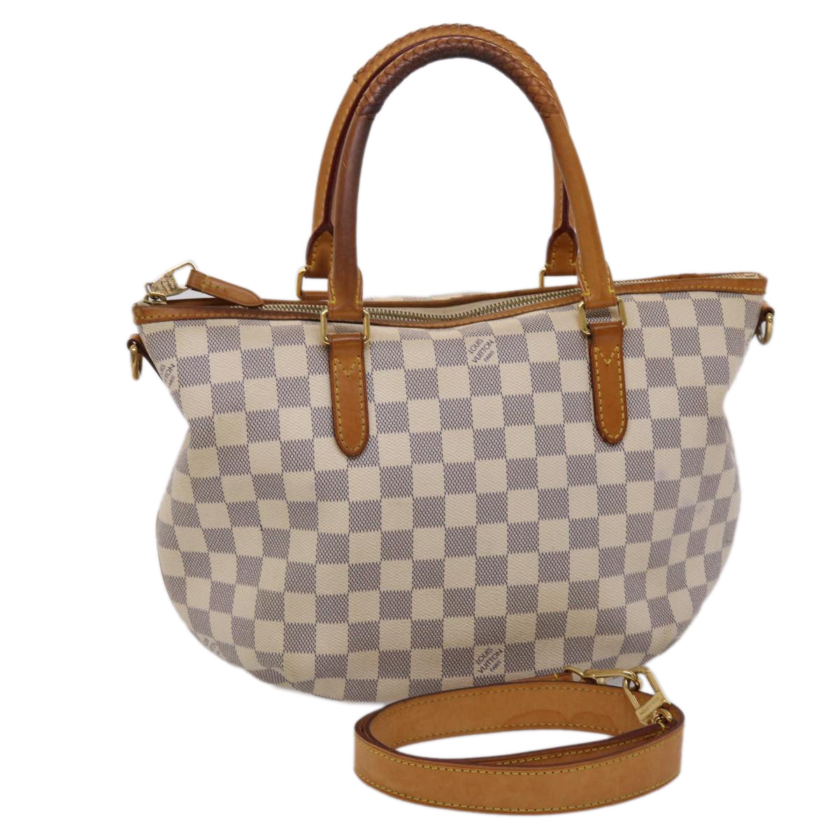 LOUIS VUITTON Damier Azur Riviera PM 2Way Tote Bag N48250 LV 46451