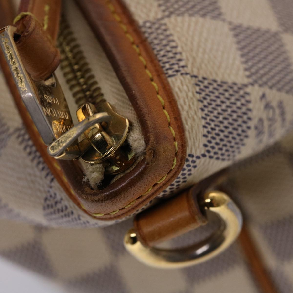 LOUIS VUITTON Damier Azur Riviera PM 2Way Tote Bag N48250 LV 46451