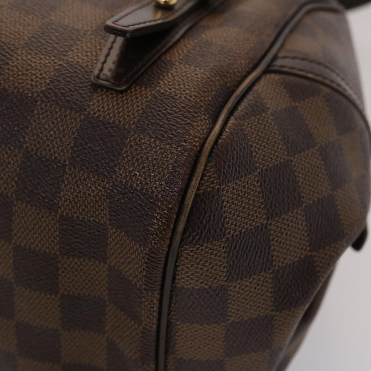 LOUIS VUITTON Damier Ebene Rivington GM Hand Bag N41158 LV 46452