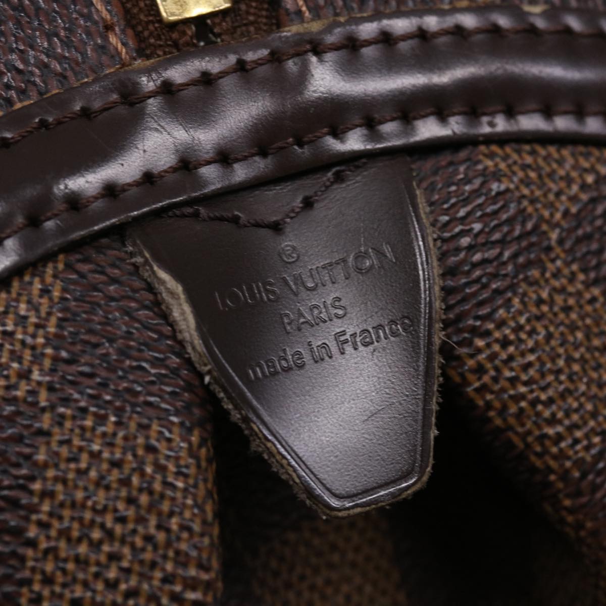 LOUIS VUITTON Damier Ebene Rivington GM Hand Bag N41158 LV 46452