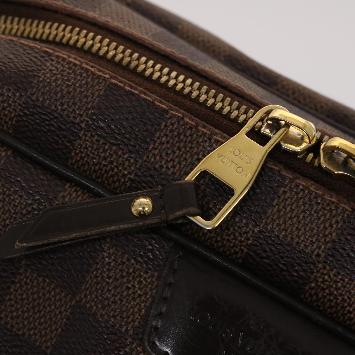 LOUIS VUITTON Damier Ebene Rivington GM Hand Bag N41158 LV 46452
