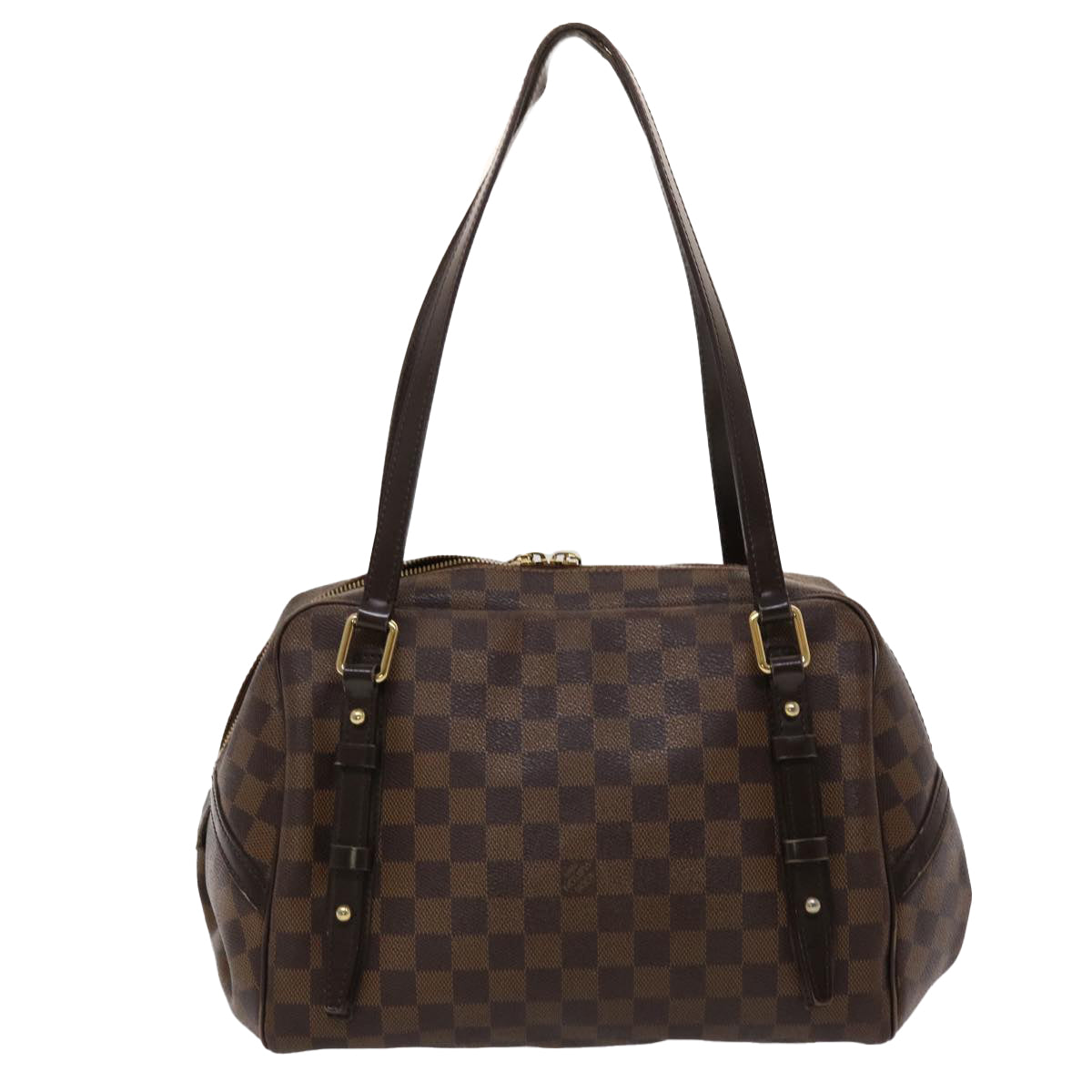 LOUIS VUITTON Damier Ebene Rivington GM Hand Bag N41158 LV 46452
