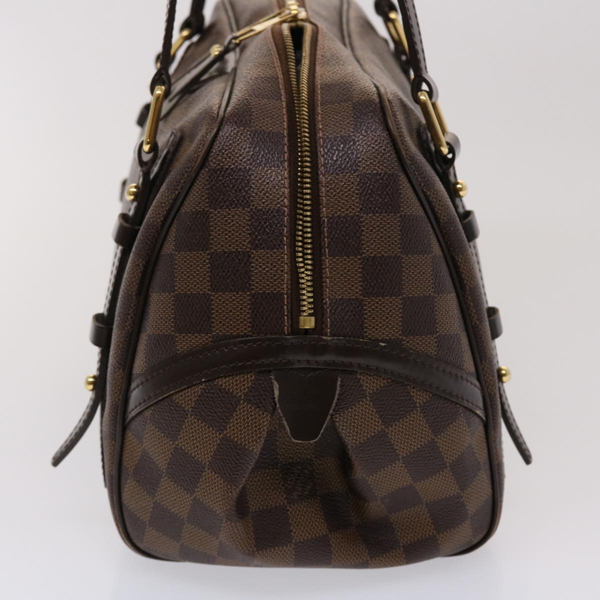 LOUIS VUITTON Damier Ebene Rivington GM Hand Bag N41158 LV 46452