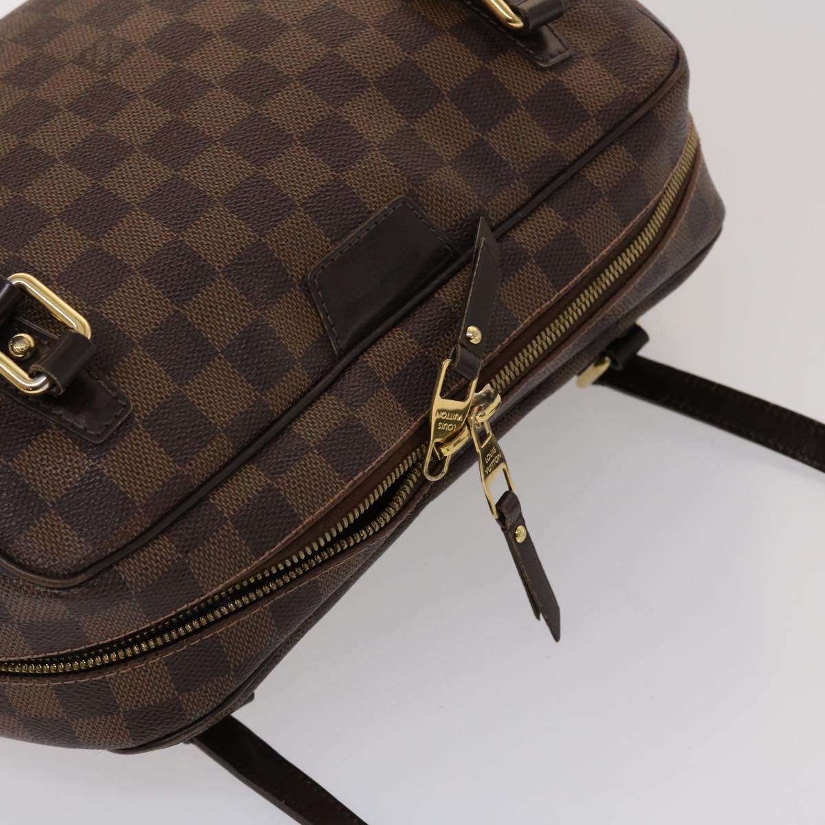 LOUIS VUITTON Damier Ebene Rivington GM Hand Bag N41158 LV 46452