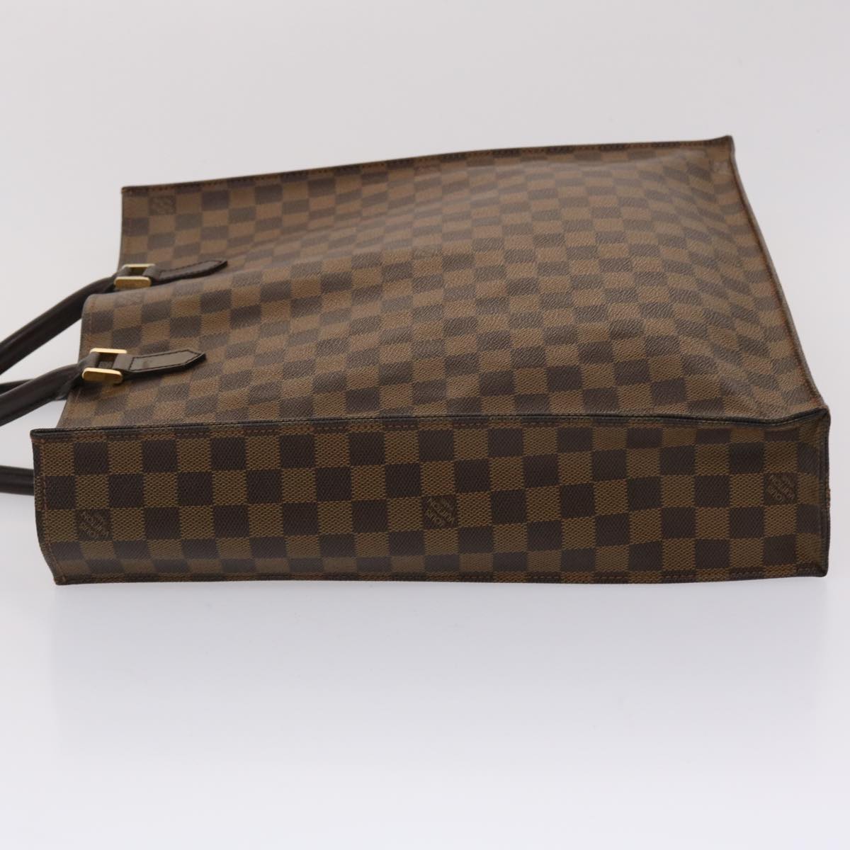 LOUIS VUITTON Damier Ebene Sac Plat Hand Bag N51140 LV 46454