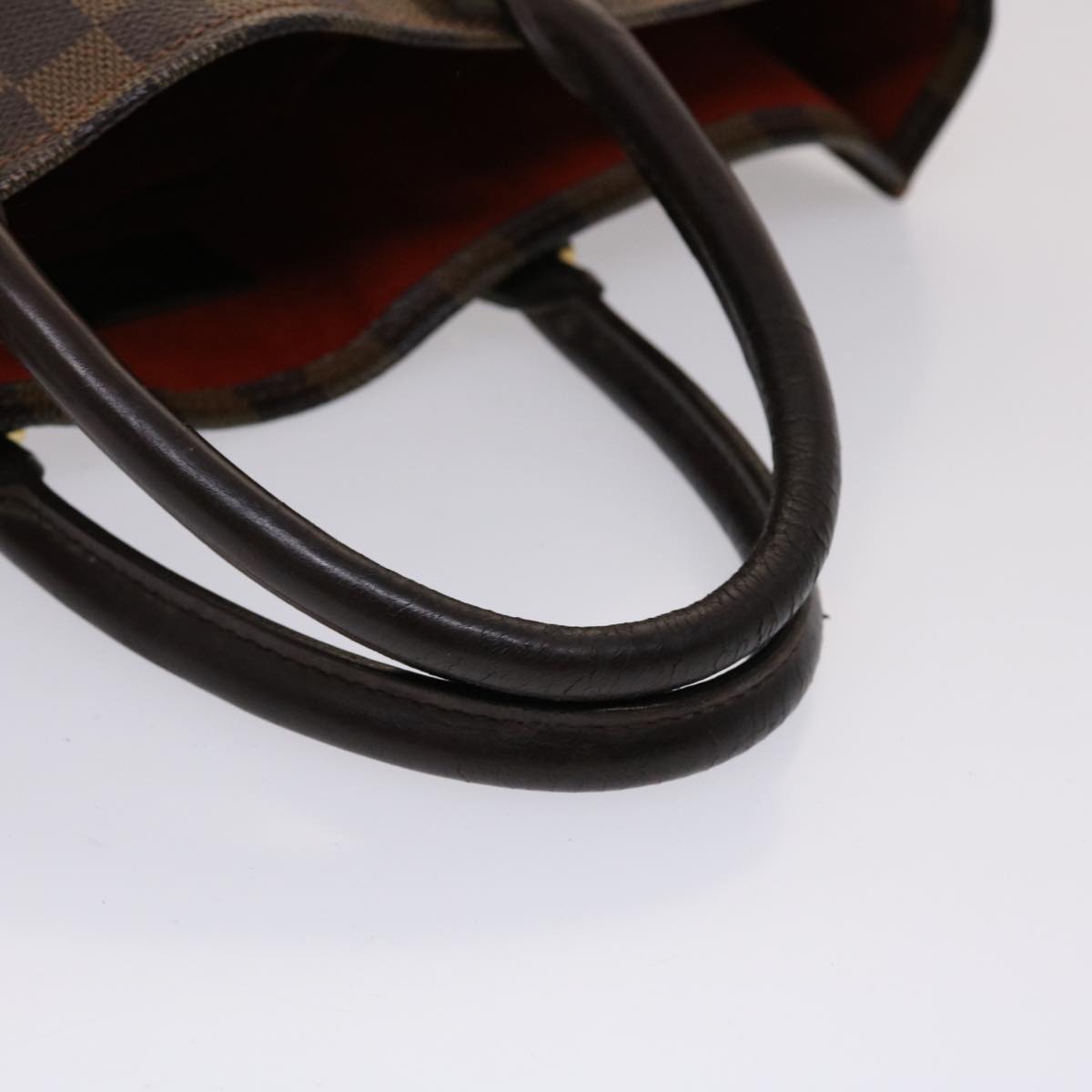 LOUIS VUITTON Damier Ebene Sac Plat Hand Bag N51140 LV 46454