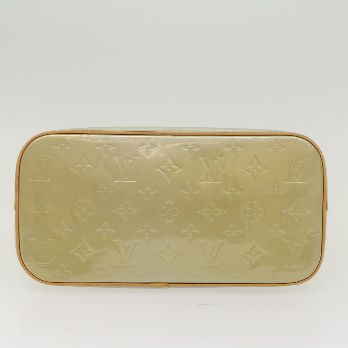 LOUIS VUITTON Monogram Vernis Houston Hand Bag Gris M91053 LV 46455