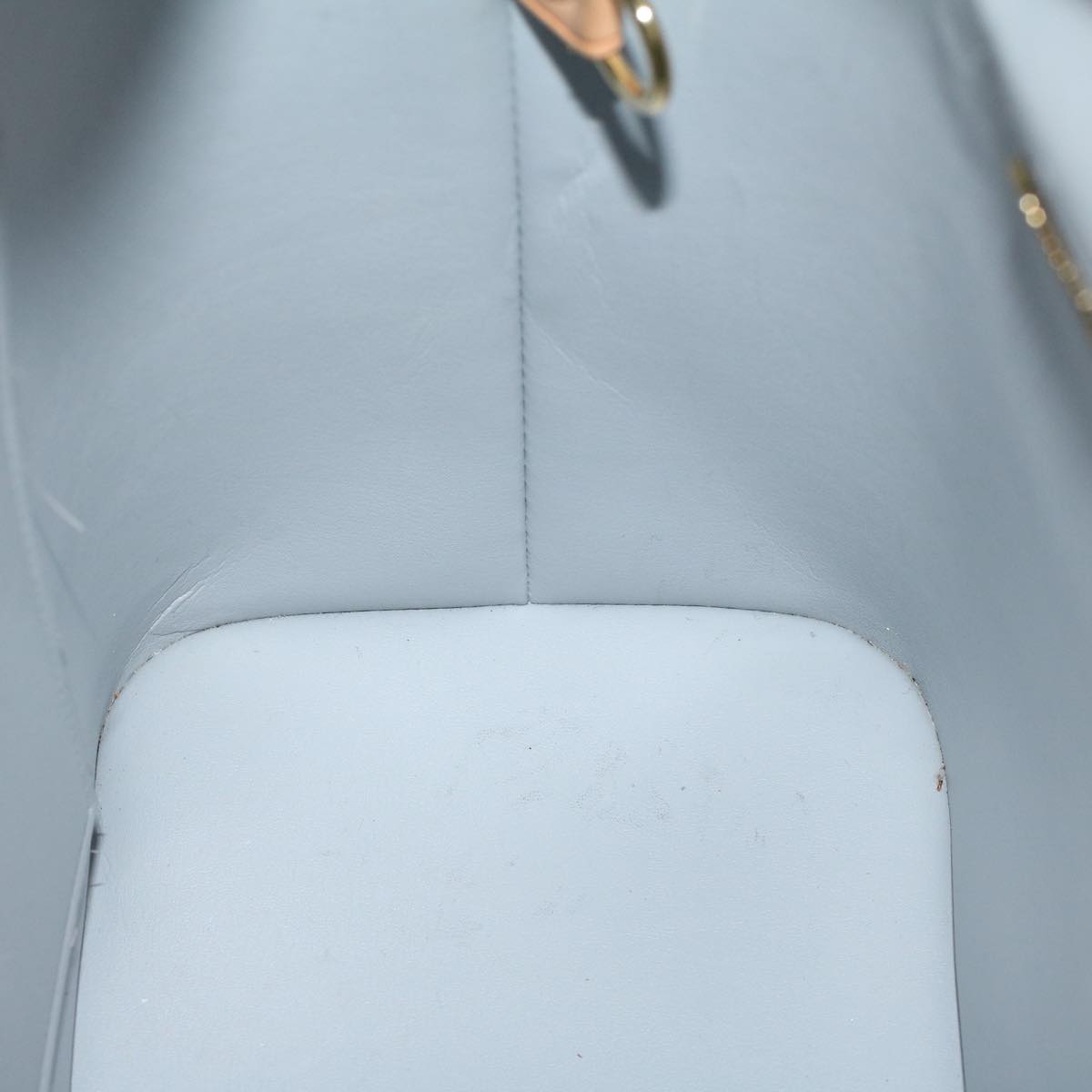 LOUIS VUITTON Monogram Vernis Houston Hand Bag Gris M91053 LV 46456