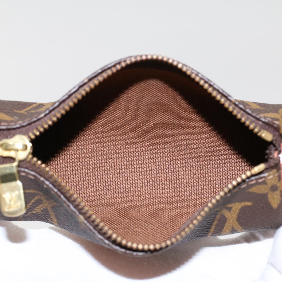 LOUIS VUITTON Monogram Etui 3 Ball de Golf Pouch M58249 LV 46469