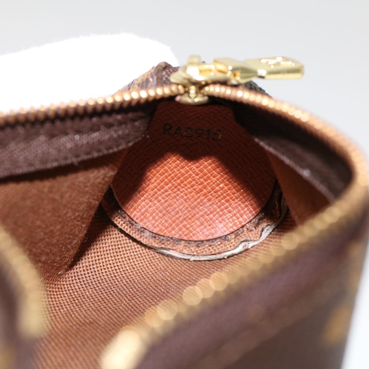 LOUIS VUITTON Monogram Etui 3 Ball de Golf Pouch M58249 LV 46469