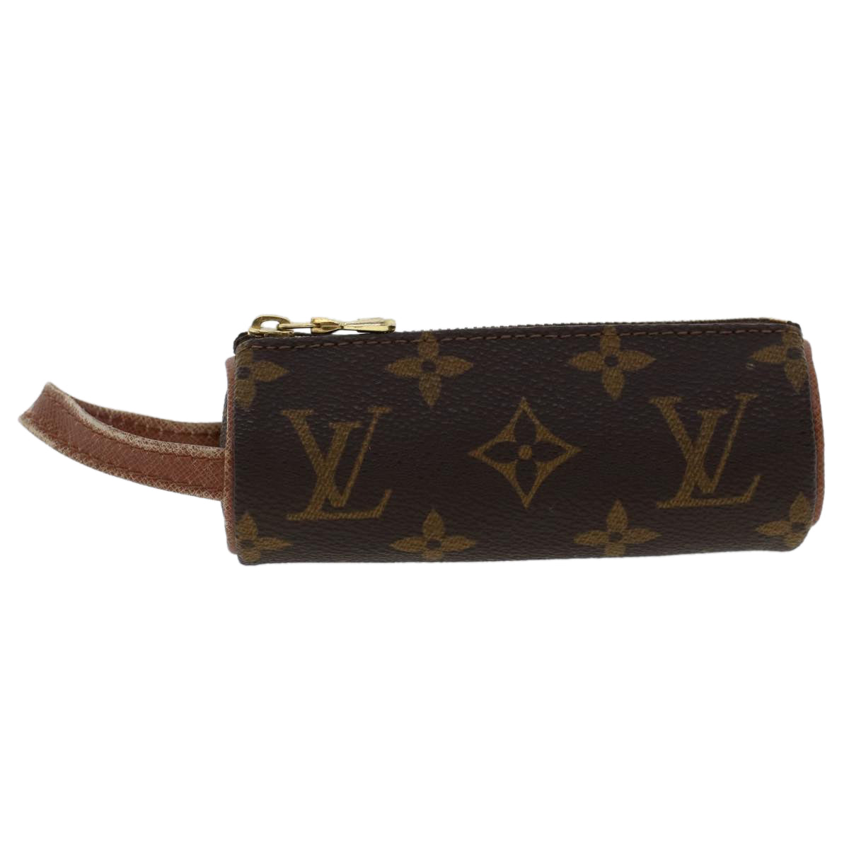 LOUIS VUITTON Monogram Etui 3 Ball de Golf Pouch M58249 LV 46469