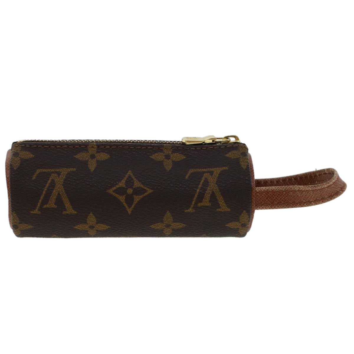LOUIS VUITTON Monogram Etui 3 Ball de Golf Pouch M58249 LV 46469