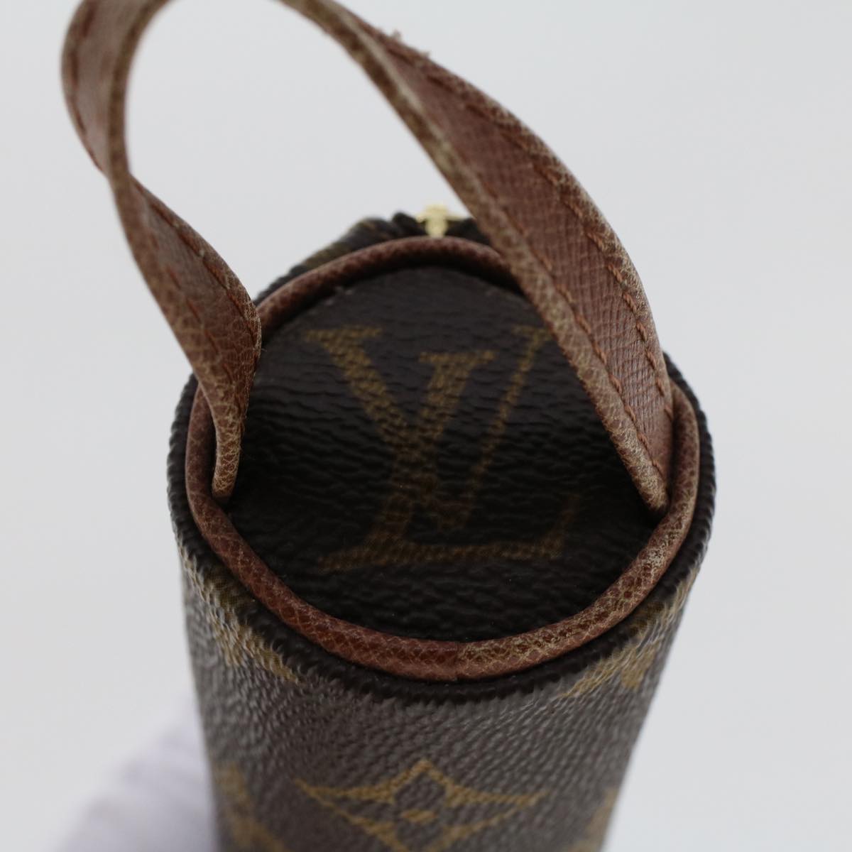 LOUIS VUITTON Monogram Etui 3 Ball de Golf Pouch M58249 LV 46469