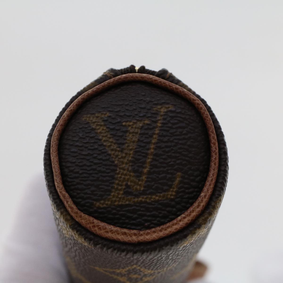 LOUIS VUITTON Monogram Etui 3 Ball de Golf Pouch M58249 LV 46469