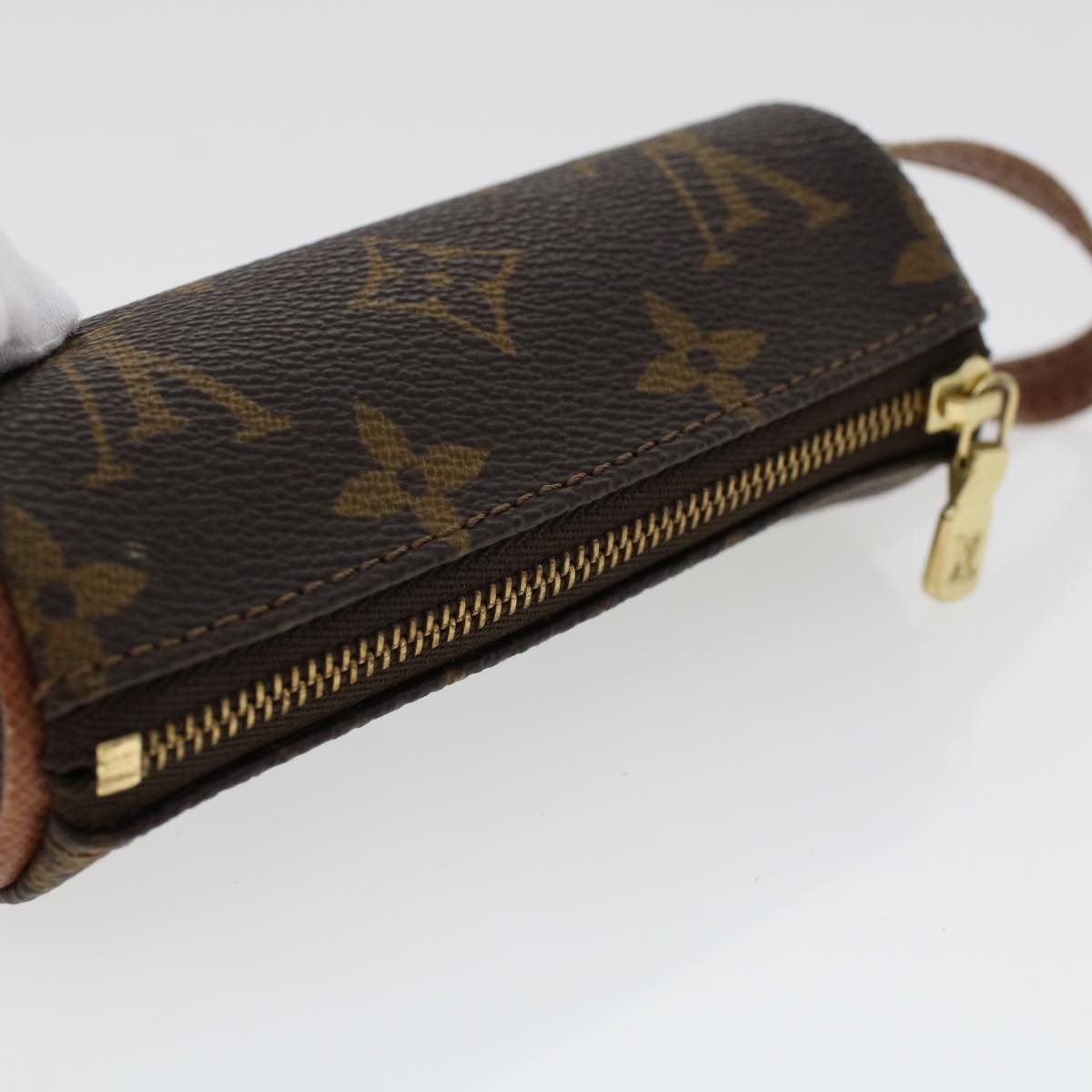 LOUIS VUITTON Monogram Etui 3 Ball de Golf Pouch M58249 LV 46469