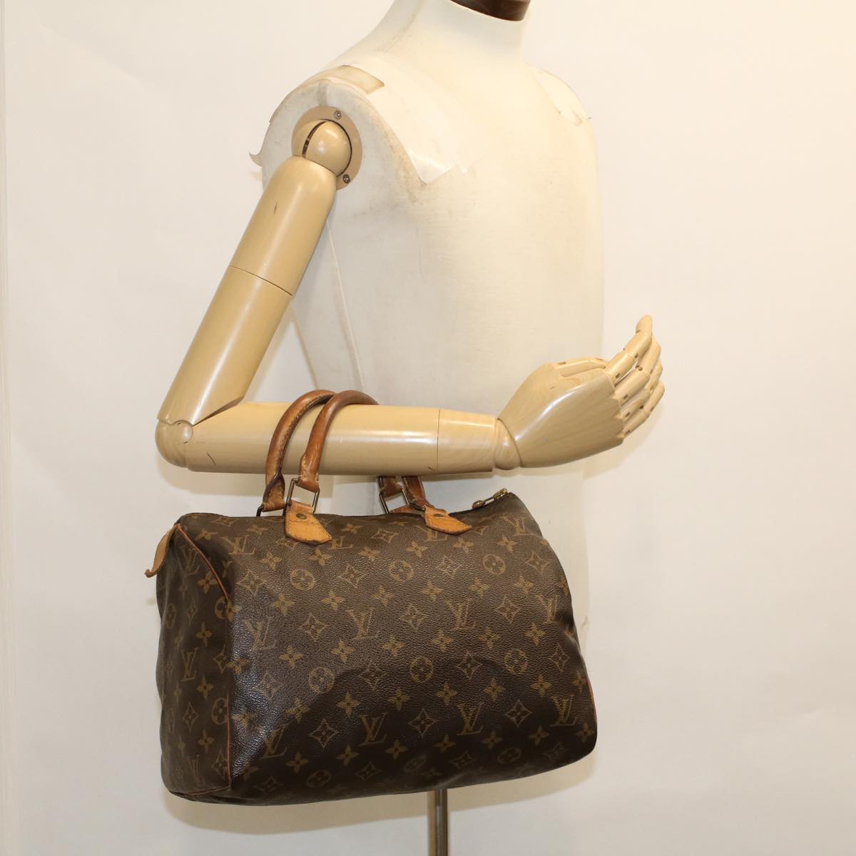 LOUIS VUITTON Monogram Speedy 30 Hand Bag M41526 LV 46489