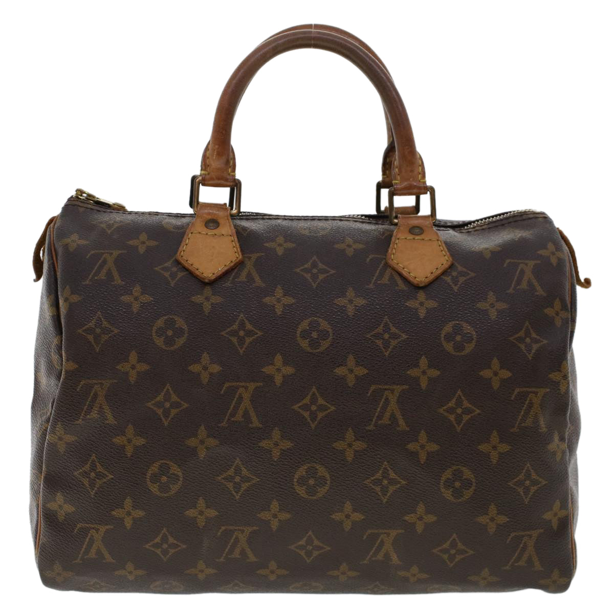 LOUIS VUITTON Monogram Speedy 30 Hand Bag M41526 LV 46489